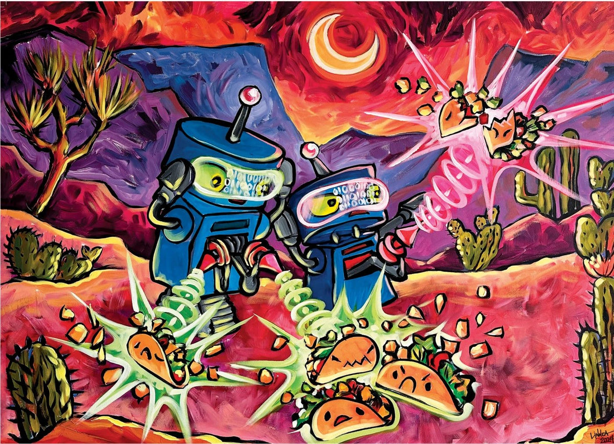 Virtual Tacos Reality 1000 Piece Jigsaw Puzzle Rolexa