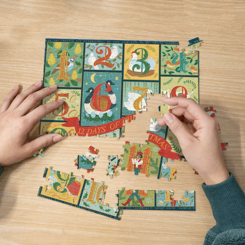12 Days of Christmas 210 Piece Jigsaw Puzzle Boardwalk