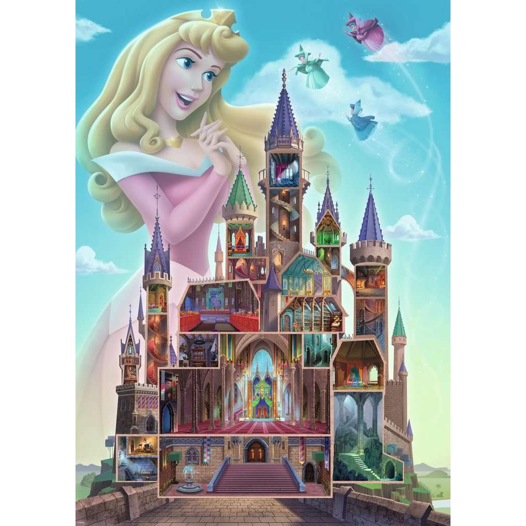 Aurora "Disney Castle Collection" 1000 Piece Jigsaw Puzzle Ravensburger