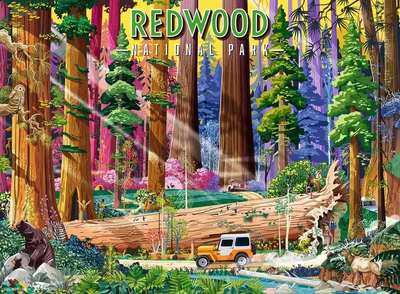 Redwood National Park 500 Piece Jigsaw Puzzle Ravensburger