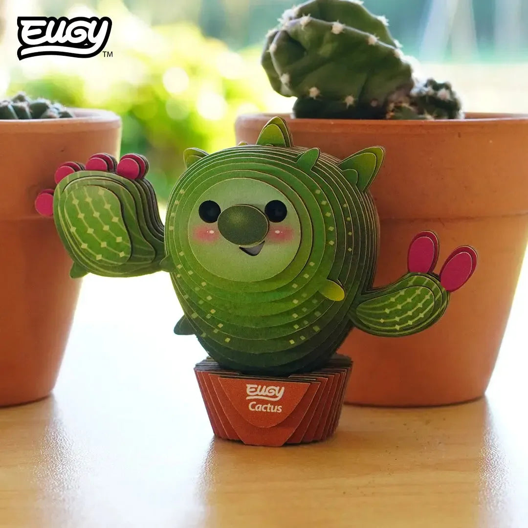 Cactus 3D Cardboard Model Kit Eugy