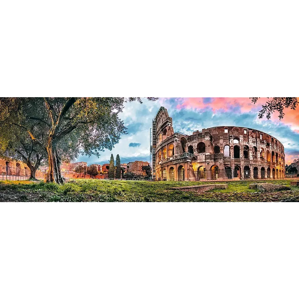 Colosseum At Dawn 1000 Piece Panoramic Jigsaw Puzzle Trefl