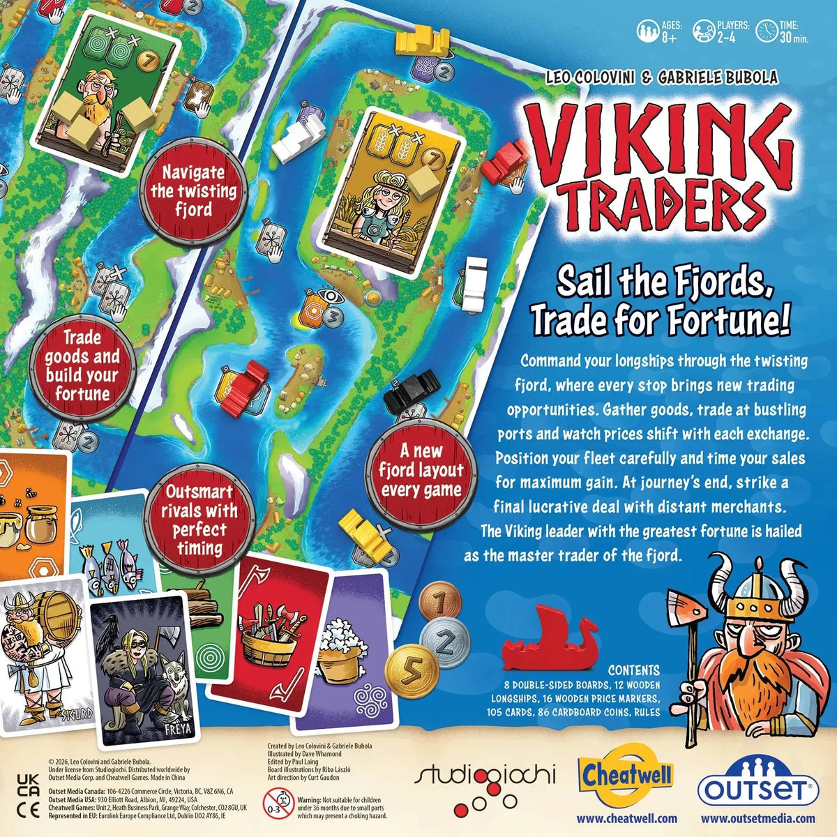 Viking Traders - Strategic Trading Board Game - Outset