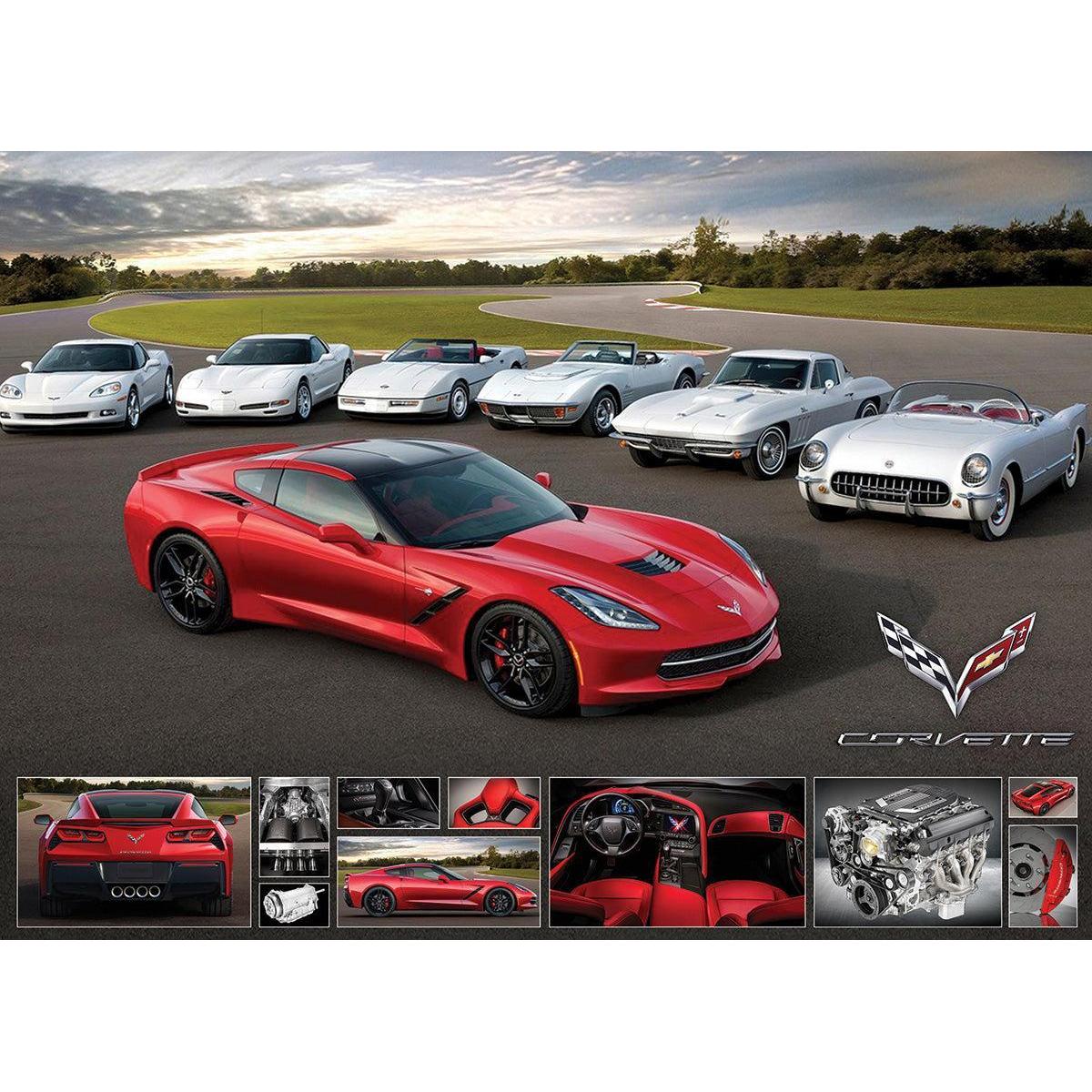 2014 Corvette Stingray It Runs in the Family 1000 Piece Jigsaw Puzzle Eurographics