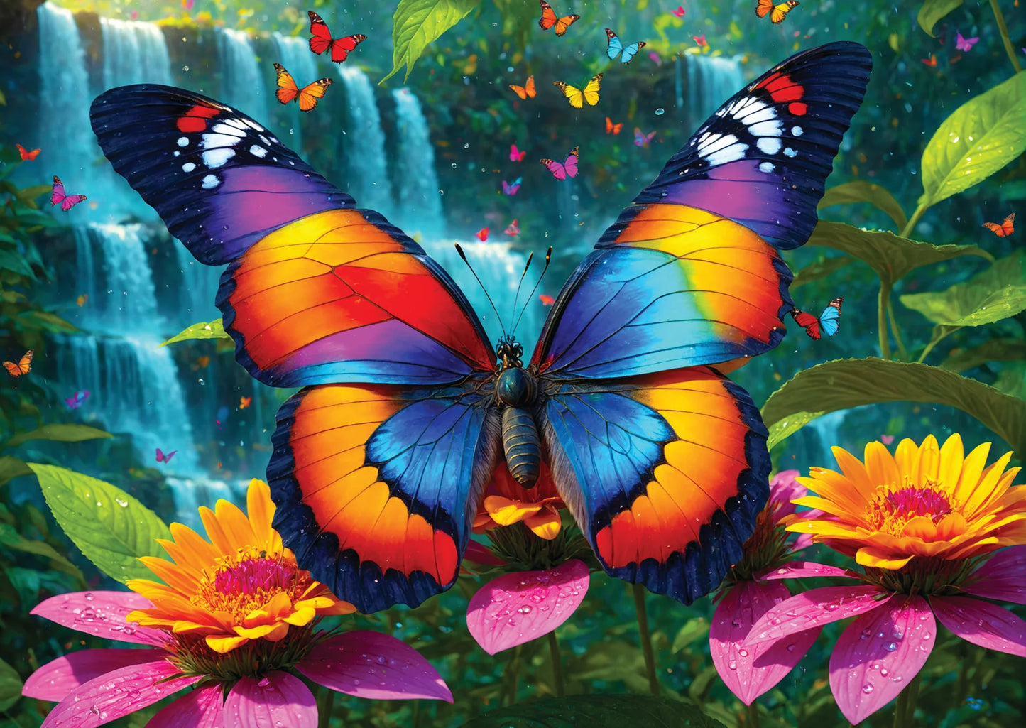Butterfly in the Forest 1000 Piece Jigsaw Puzzle Enjoy
