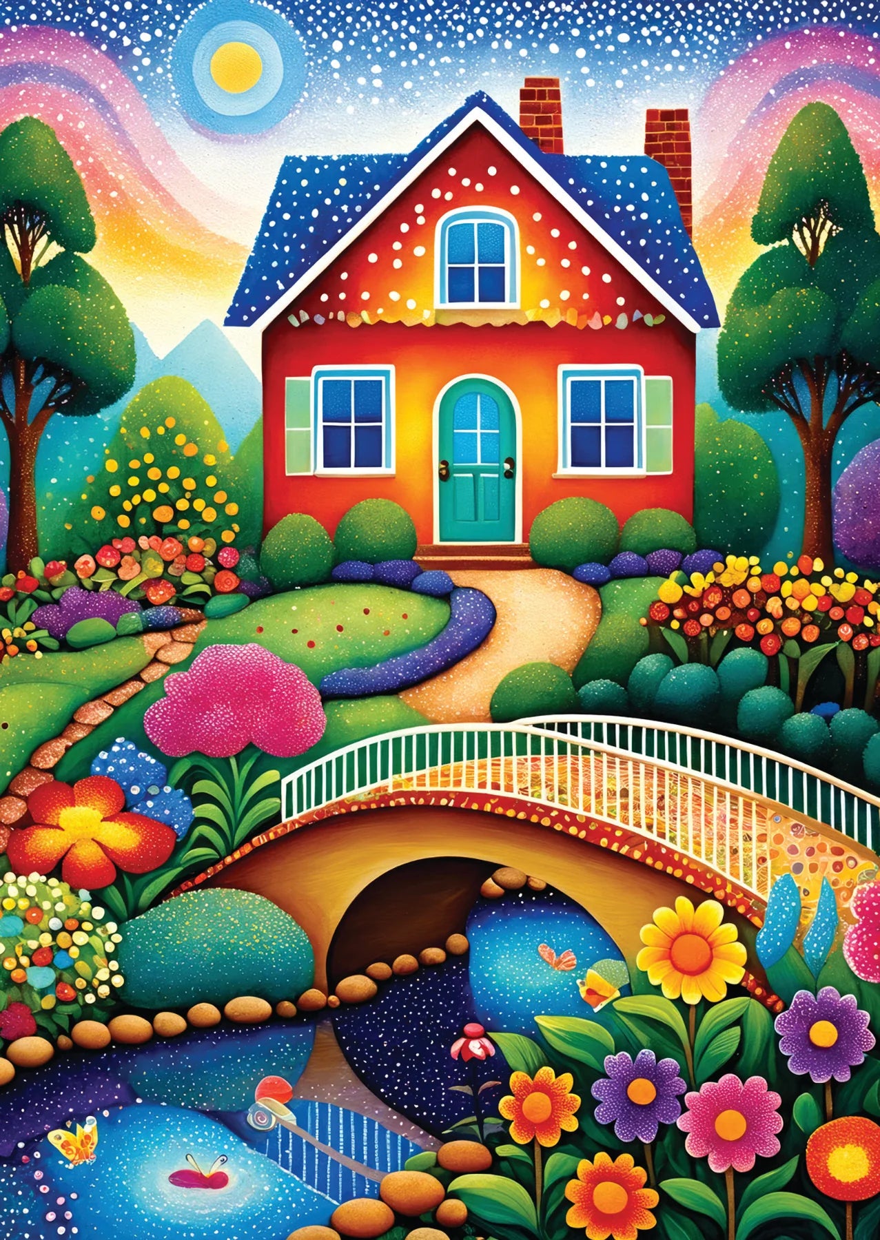 House of Colors 1000 Piece Jigsaw Puzzle Enjoy