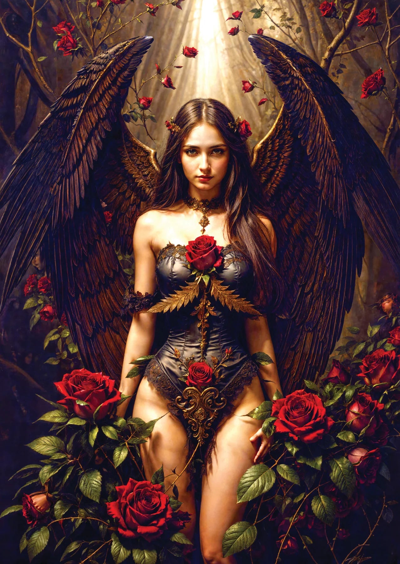 Dark Angel 1000 Piece Jigsaw Puzzle Enjoy