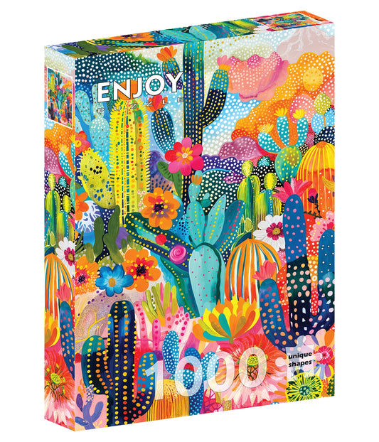 Cacti Land 1000 Piece Jigsaw Puzzle Enjoy