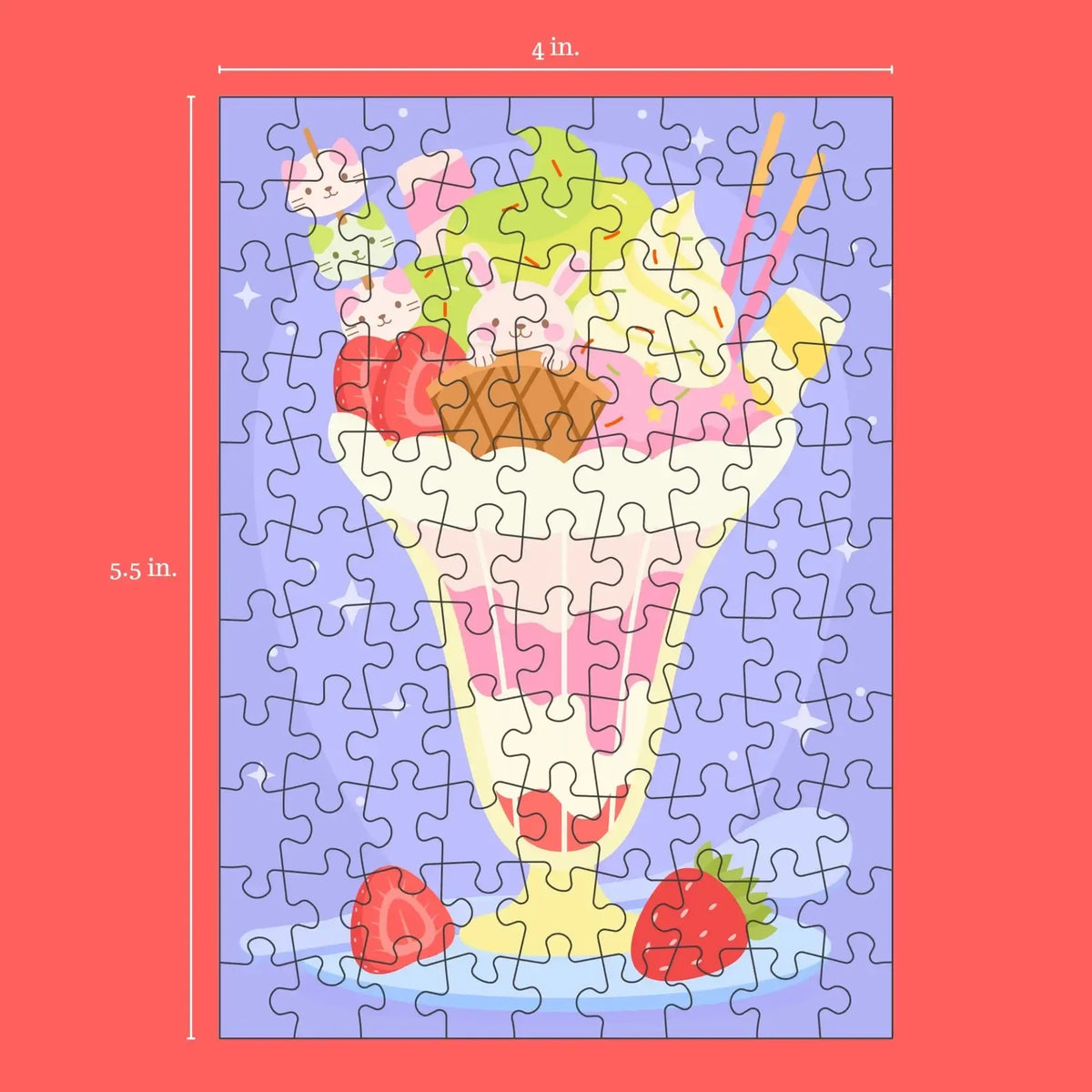 Sundae 99 Piece Mini Jigsaw Puzzle Puzzledly