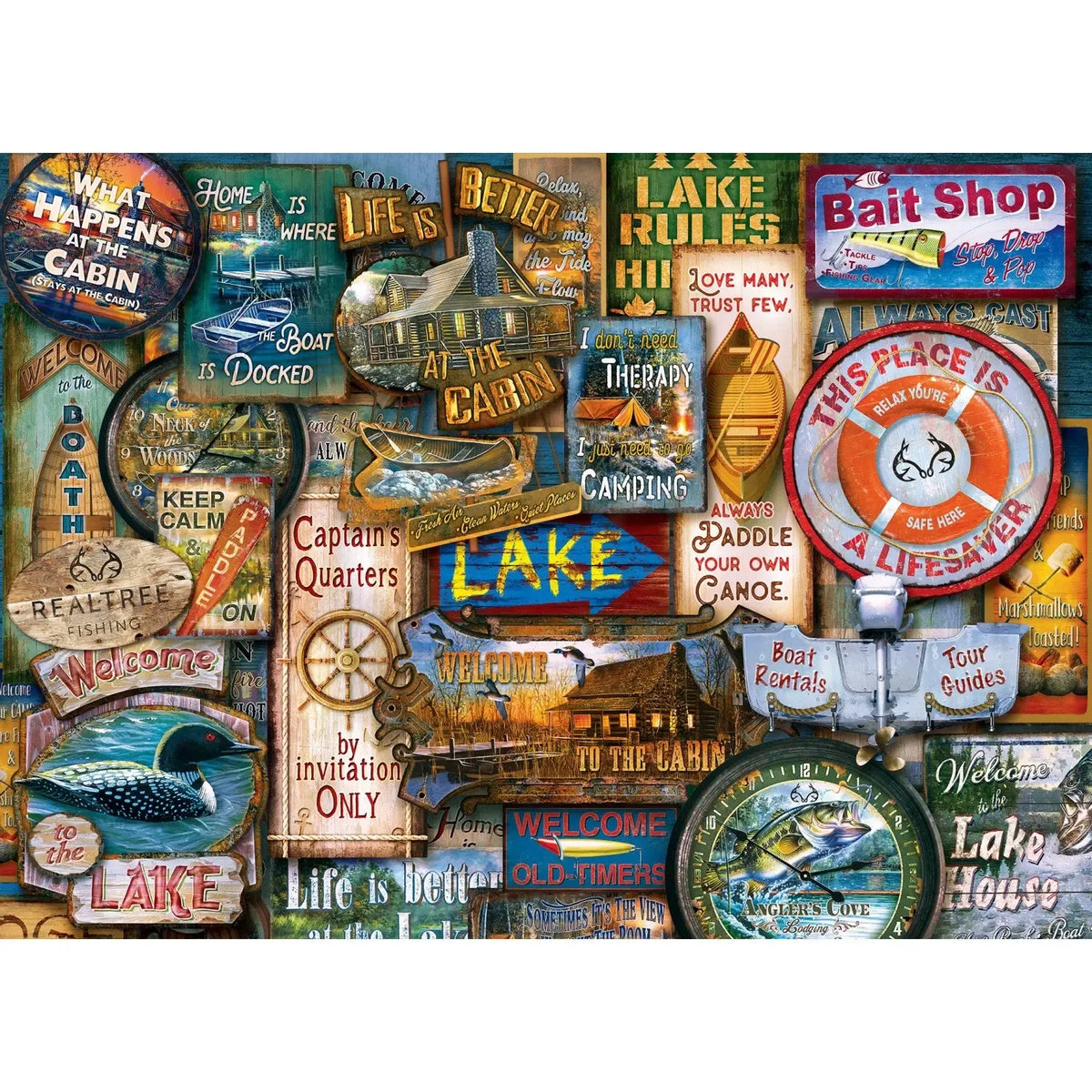 Off to the Lakehouse Realtree 1000 Piece Jigsaw Puzzle MasterPieces