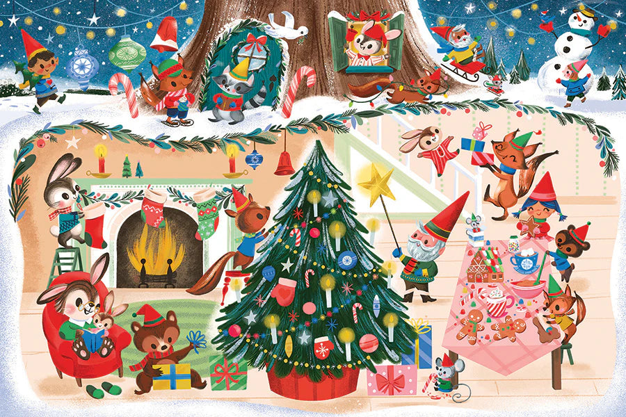 Christmas Cheer 35 Piece Floor Jigsaw Puzzle Cobble Hill