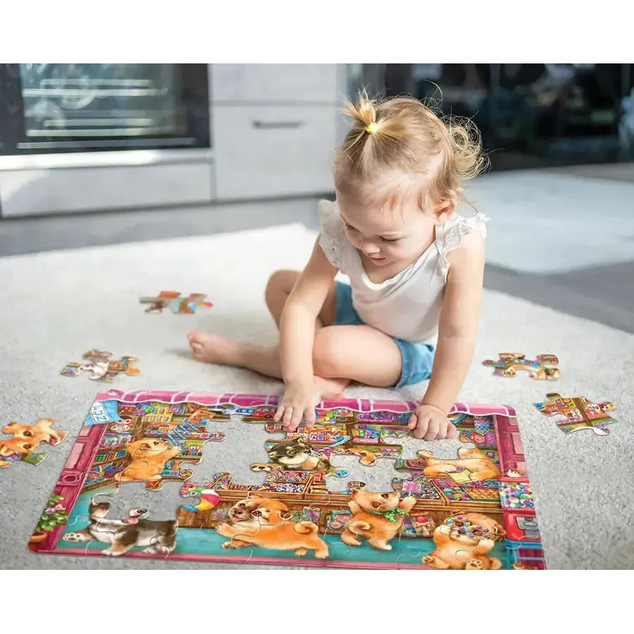 Shiba's Candy Store 35 Piece Floor Jigsaw Puzzle Cobble Hill