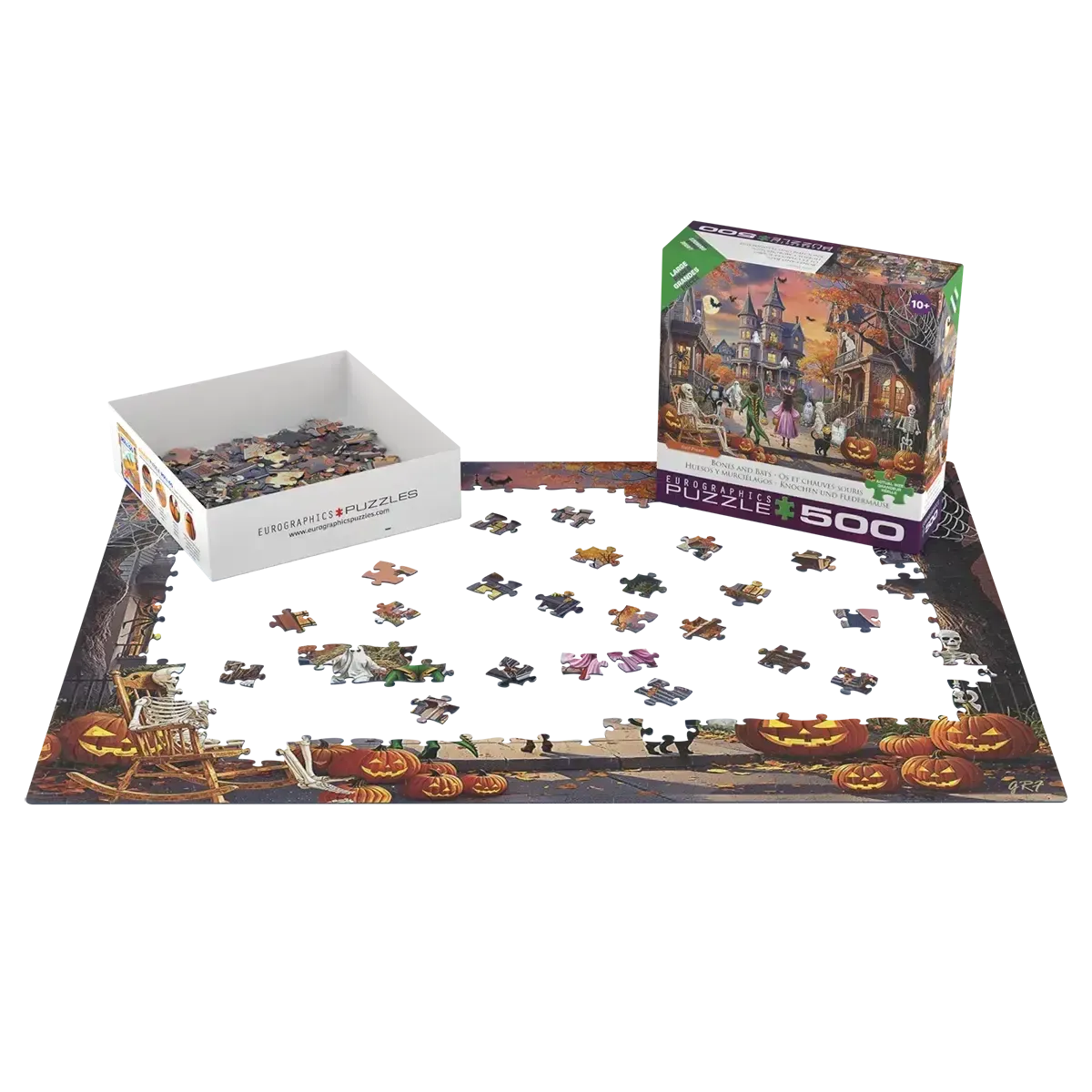 Bones & Bats 500 Piece Jigsaw Puzzle Eurographics