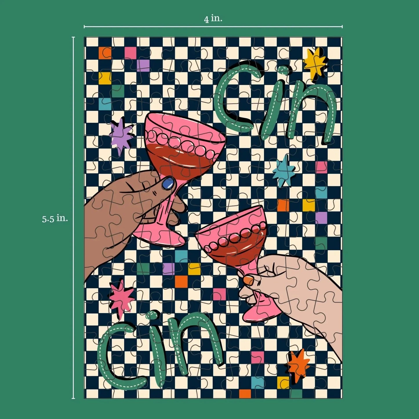 Cheers 99 Piece Mini Jigsaw Puzzle Puzzledly