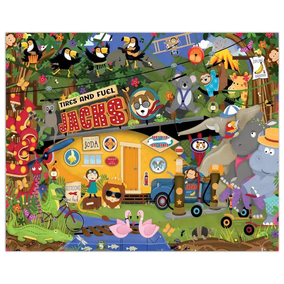 Abbie & Jack in the Jungle 300 Piece Soft Touch Jigsaw Puzzle Crown Point