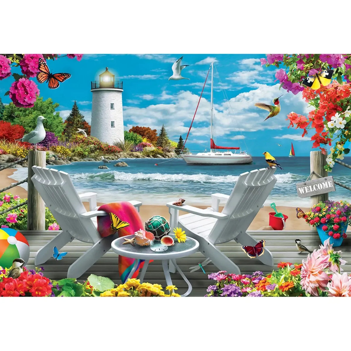 Coastal Escape 2000 Piece Jigsaw Puzzle MasterPieces