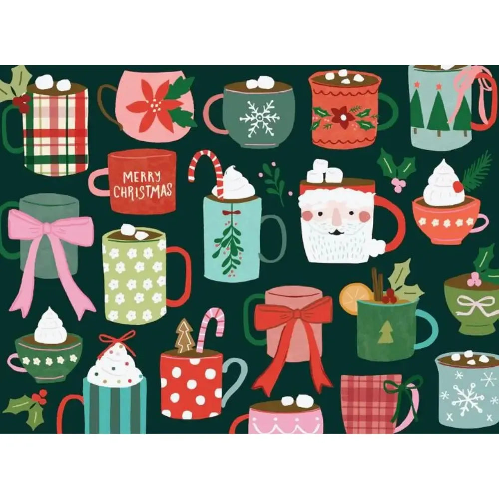 Cups of Hot Cocoa 1000 Piece Jigsaw Puzzle PuzzleFolk