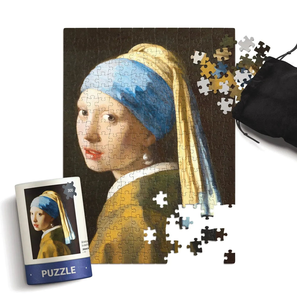 Girl with A Pearl Earring by Johannes Vermeer 300 Piece Jigsaw Puzzle TIAD