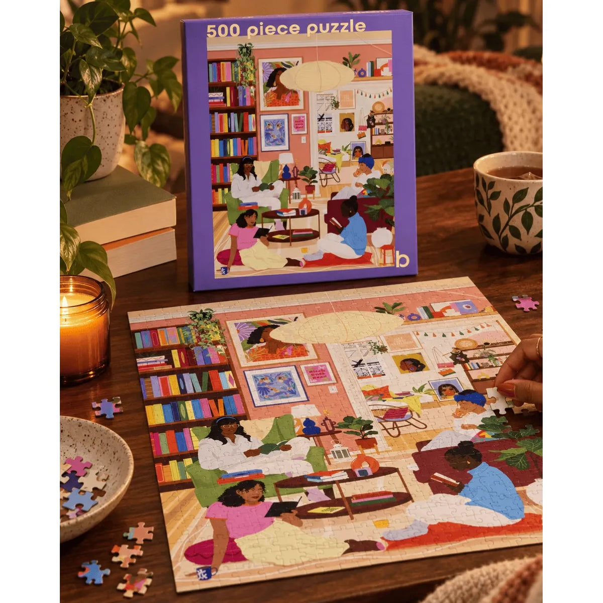 Plot Twist 500 Piece Soft Touch Jigsaw Puzzle Be Rooted