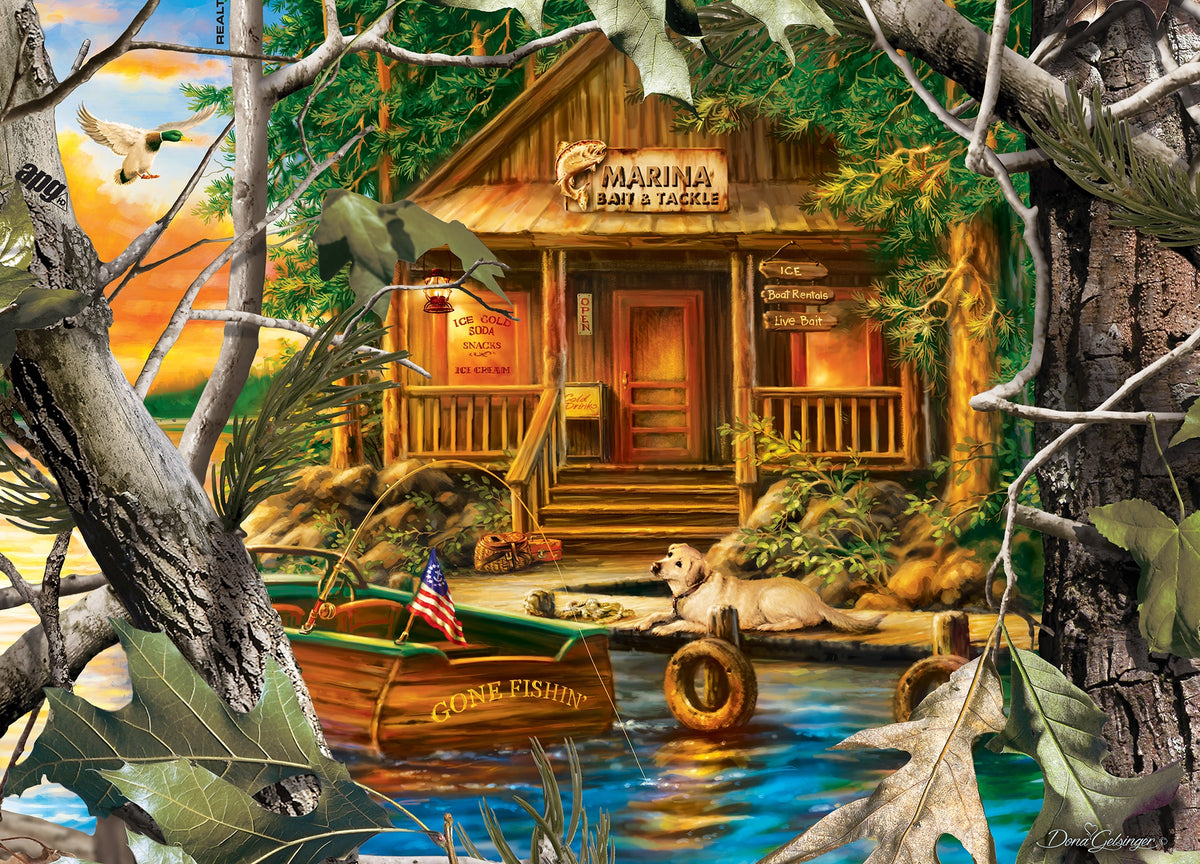 Gone Fishing Realtree 1000 Piece Jigsaw Puzzle MasterPieces