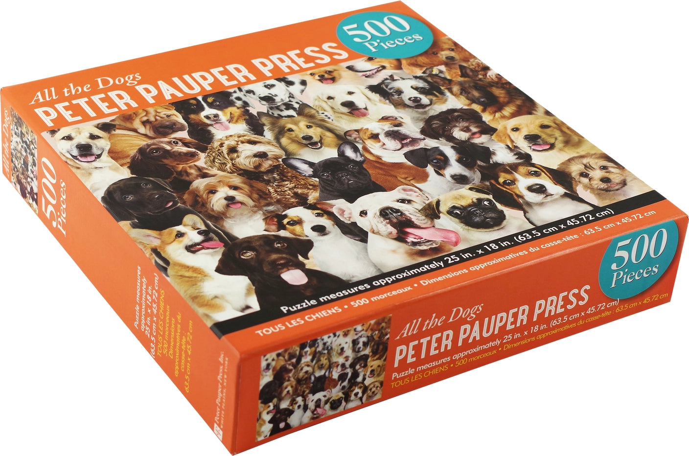 All the Dogs 500 Piece Jigsaw Puzzle Peter Pauper