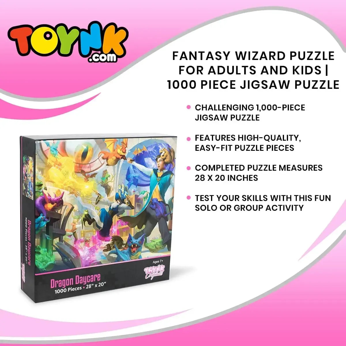 Dragon Daycare 1000 Piece Jigsaw Puzzle Toynk