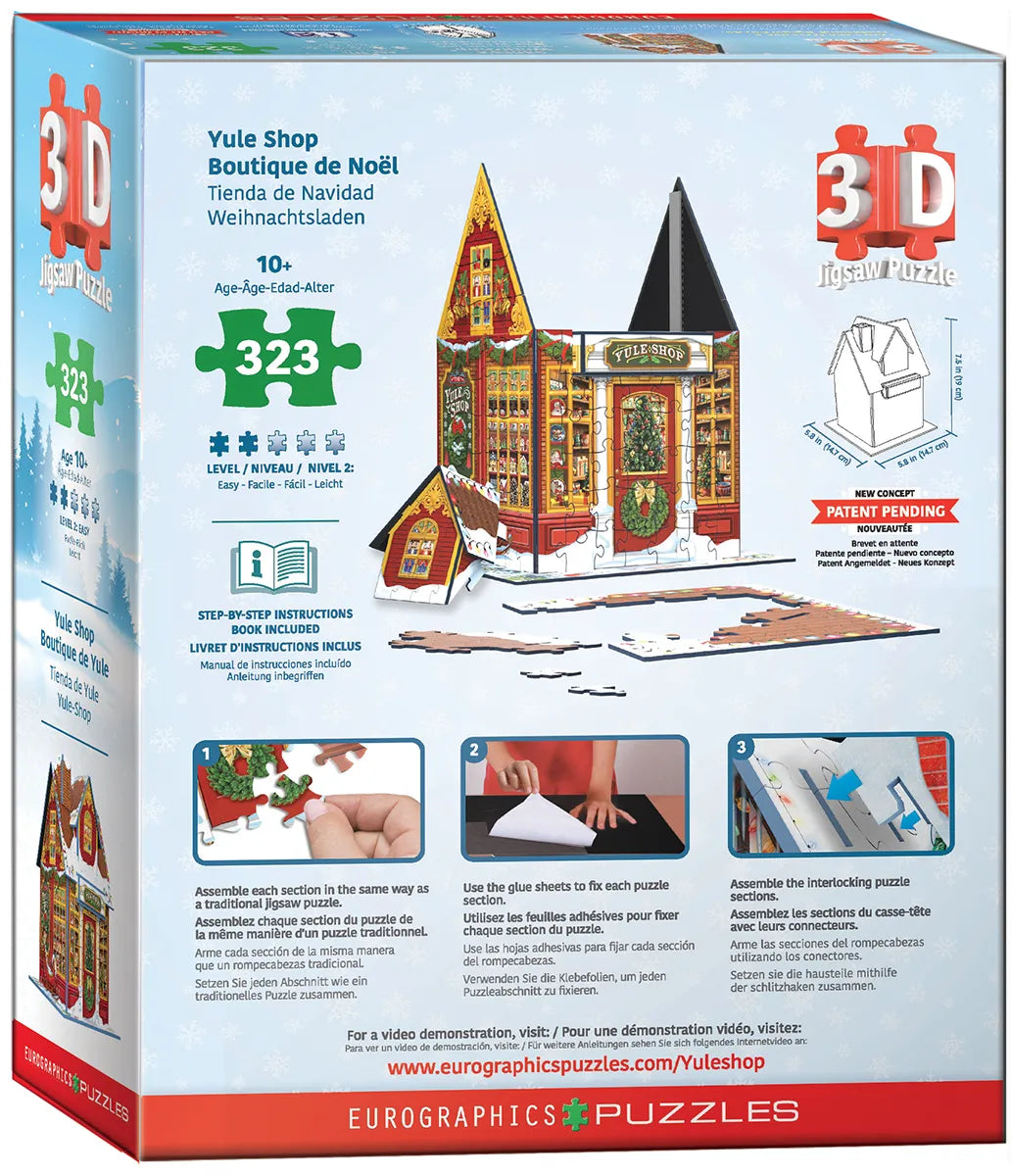 Yule Shop 323 Piece 3D Jigsaw Puzzle Eurographics