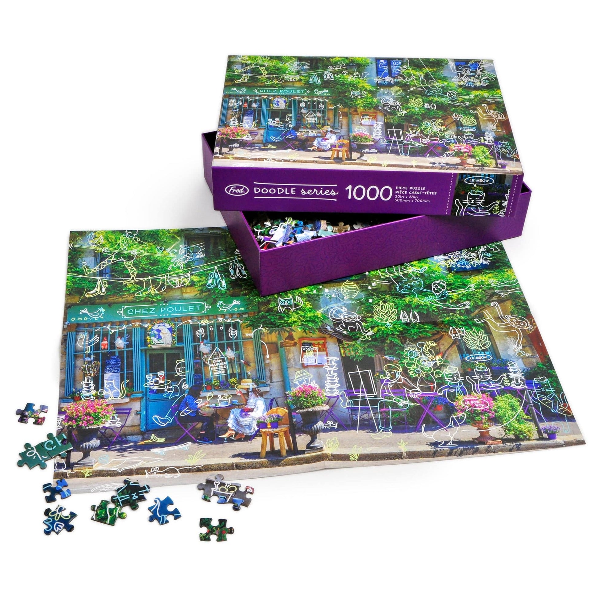 A Busy Day at Chez Poulet 1000 Piece Jigsaw Puzzle Fred
