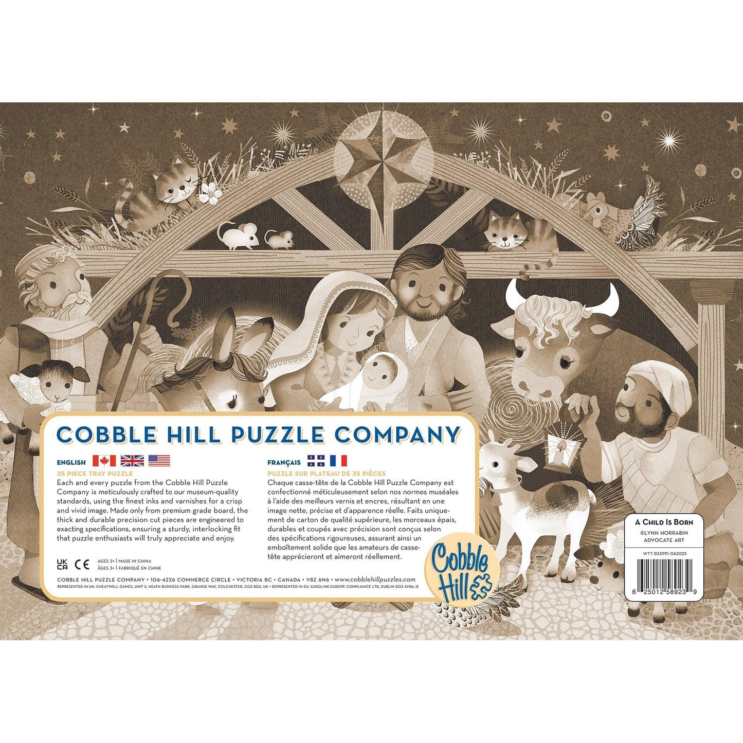 A Child is Born 35 Piece Tray Jigsaw Puzzle Cobble Hill