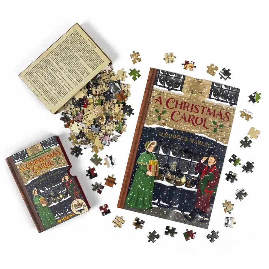 A Christmas Carol 252 Piece Double-Sided Jigsaw Puzzle Professor Puzzle