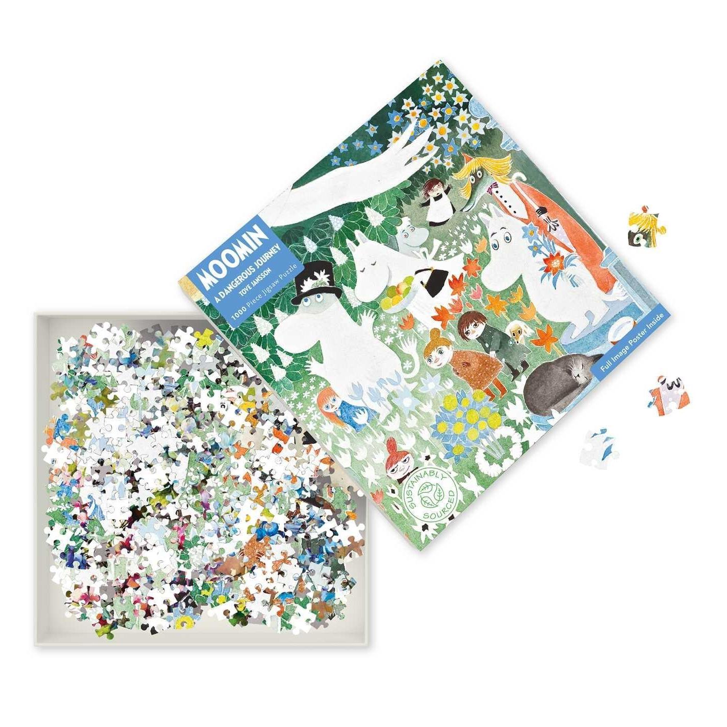 A Dangerous Journey Moomin 1000 Piece Jigsaw Puzzle Flame Tree