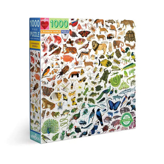 A Rainbow World 1000 Piece Jigsaw Puzzle eeBoo