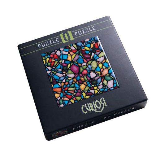 Abstract Color Mix Q 72 Piece Pocket Jigsaw Puzzle Curiosi