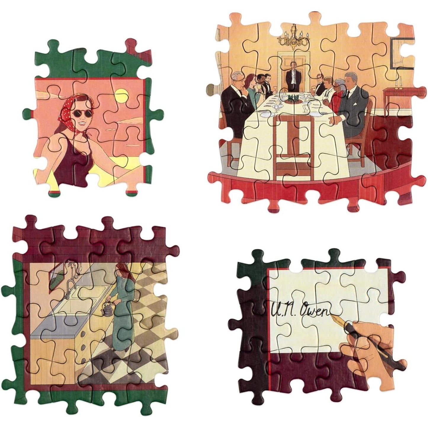 Agatha Christie & Then There Were None 1000 Piece Jigsaw Puzzle Laurence King