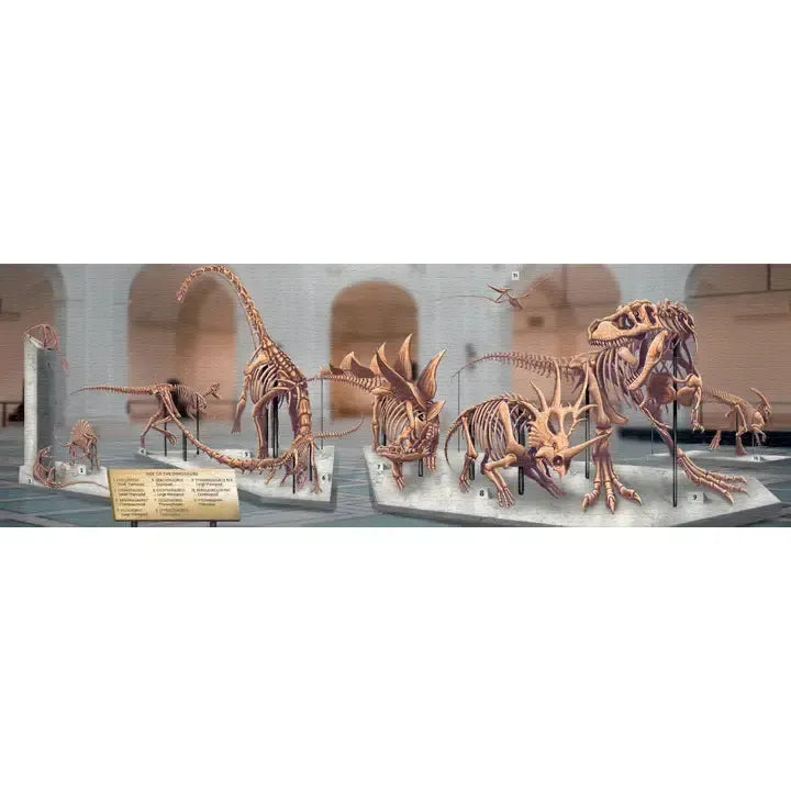 Age of the Dinosaurs 1000 Piece Double-Sided Panoramic Jigsaw Puzzle UPG
