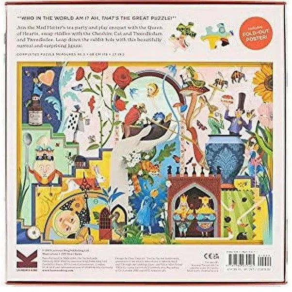 Alice's Wonderland 1000 Piece Jigsaw Puzzle Laurence King