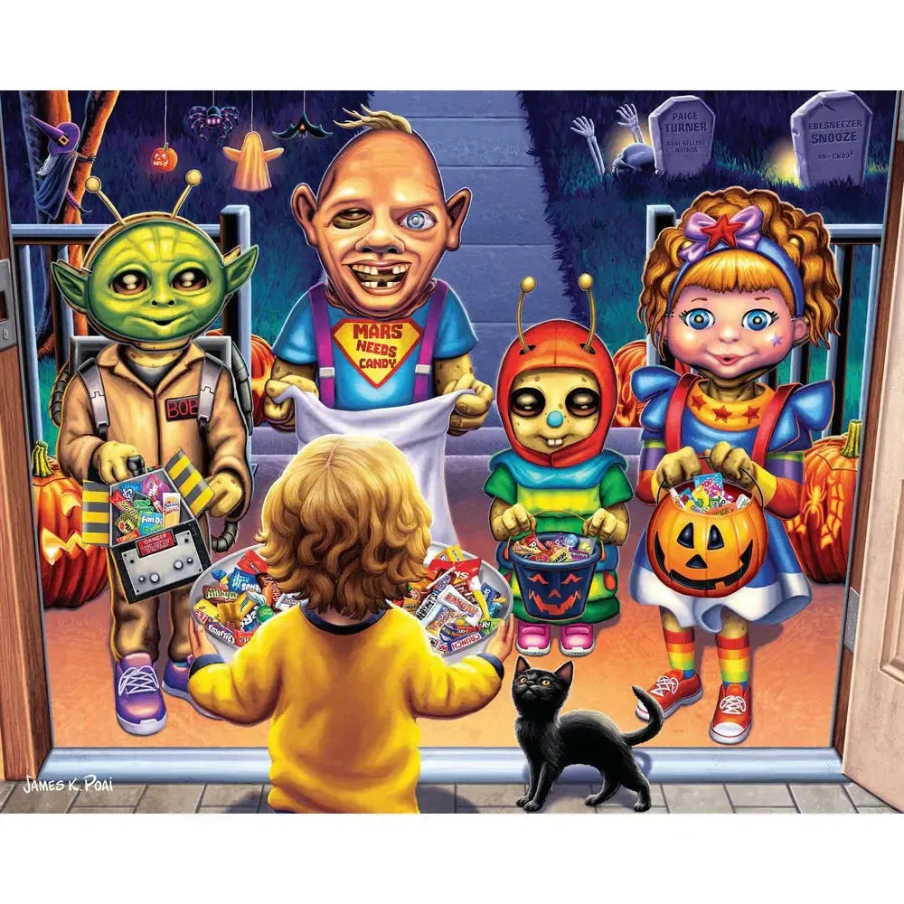 Alien Halloween 210 Piece Jigsaw Puzzle Boardwalk