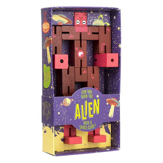 Alien to Cube 3D Puzzle Professor Puzzle