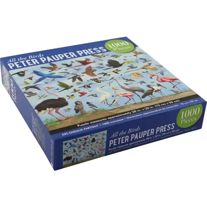 All the Birds 1000 Piece Jigsaw Puzzle Peter Pauper