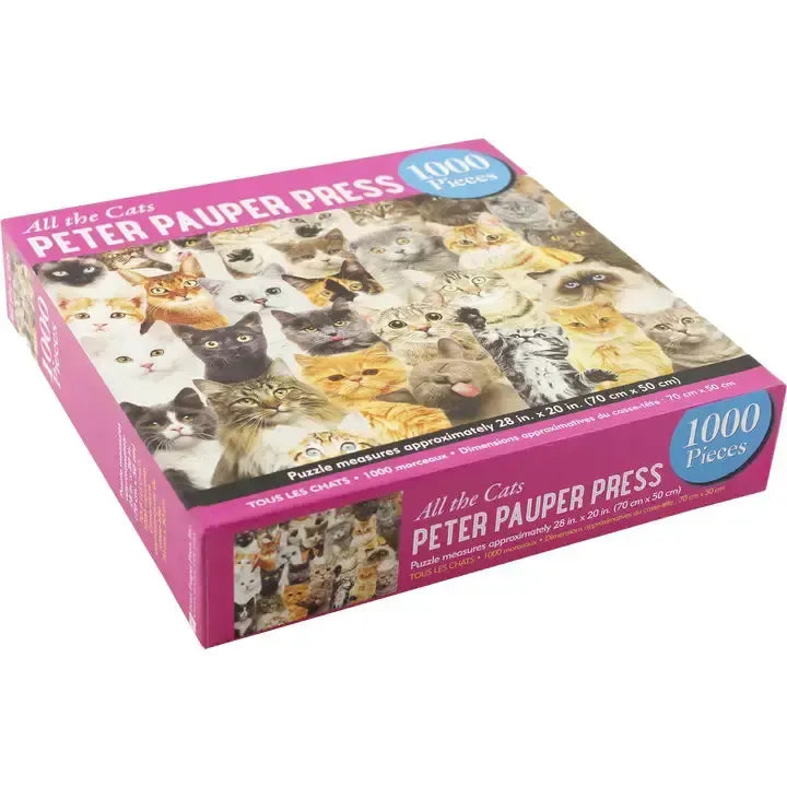 All the Cats 1000 Piece Jigsaw Puzzle Peter Pauper
