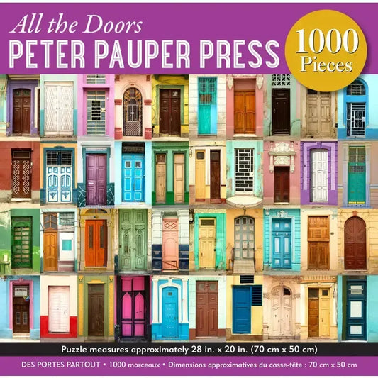 All the Doors 1000 Piece Jigsaw Puzzle Peter Pauper