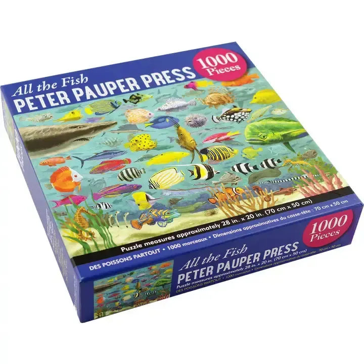 All the Fish 1000 Piece Jigsaw Puzzle Peter Pauper