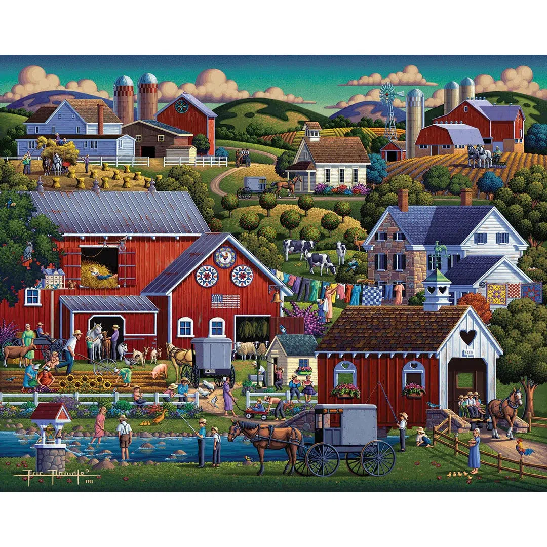 Amish Country 300 Piece Jigsaw Puzzle Dowdle