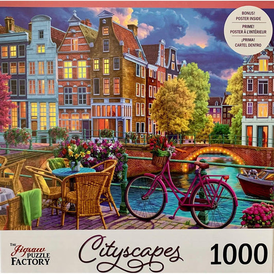 Amsterdam Netherlands 1000 Piece Jigsaw Puzzle Leap Year