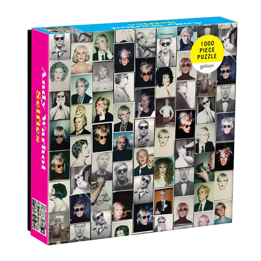 Andy Warhol Selfies 1000 Piece Jigsaw Puzzle Galison