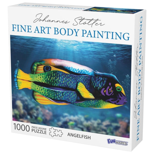 Angelfish Body Painting 1000 Piece Jigsaw Puzzle Funwares
