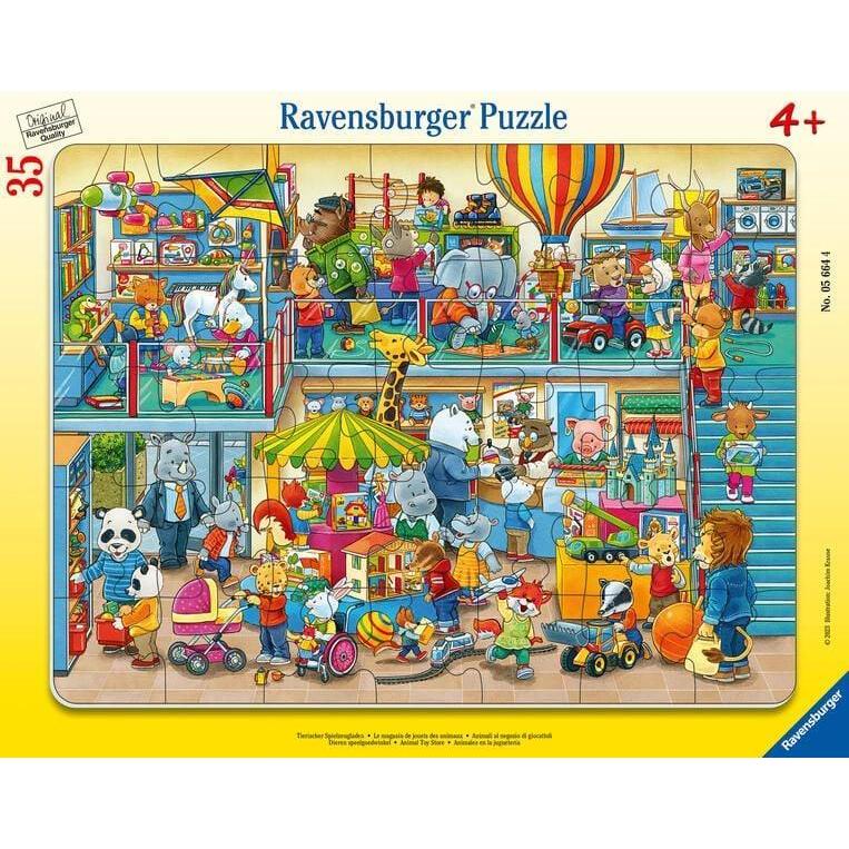 Animal Toy Store 35 Piece Tray Jigsaw Puzzle Ravensburger