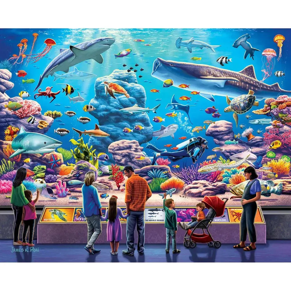 Aquarium 210 Piece Jigsaw Puzzle Boardwalk