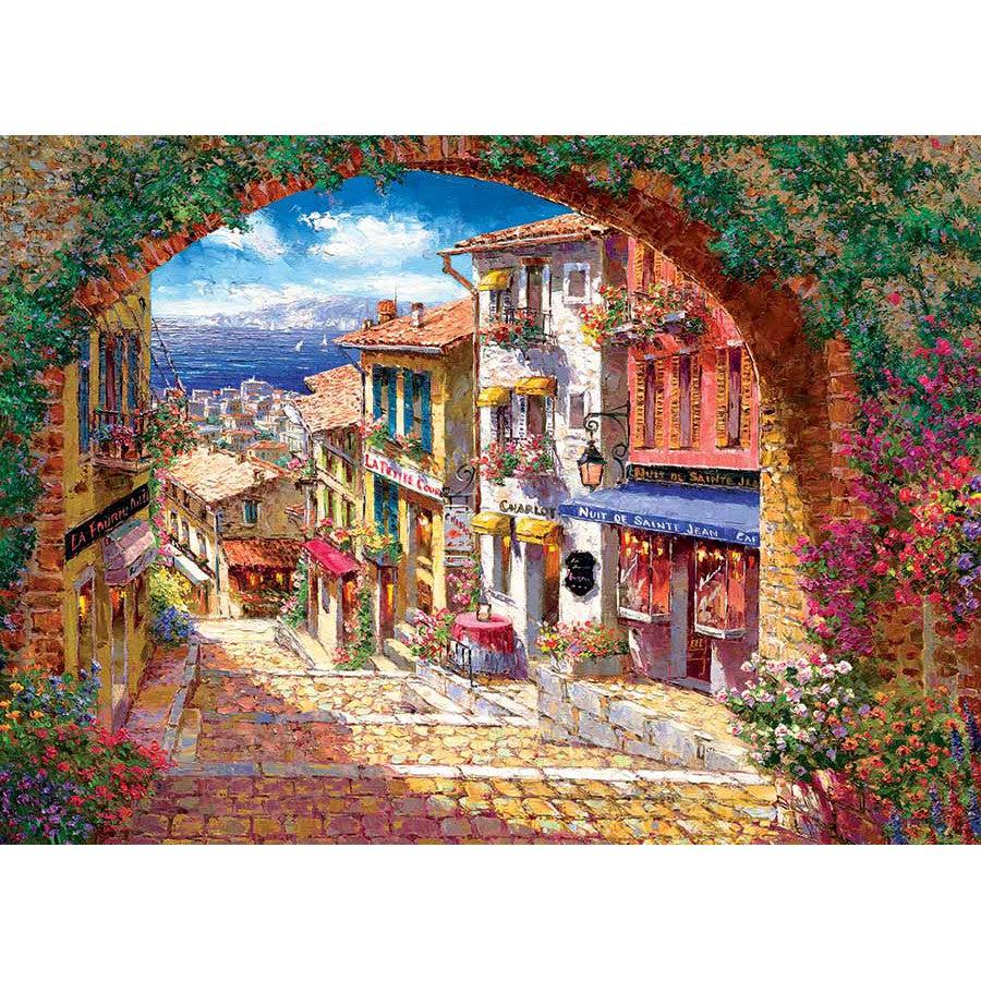 Archway to Cagne 500 Piece Jigsaw Puzzle Cobble Hill