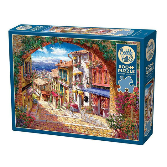 Archway to Cagne 500 Piece Jigsaw Puzzle Cobble Hill
